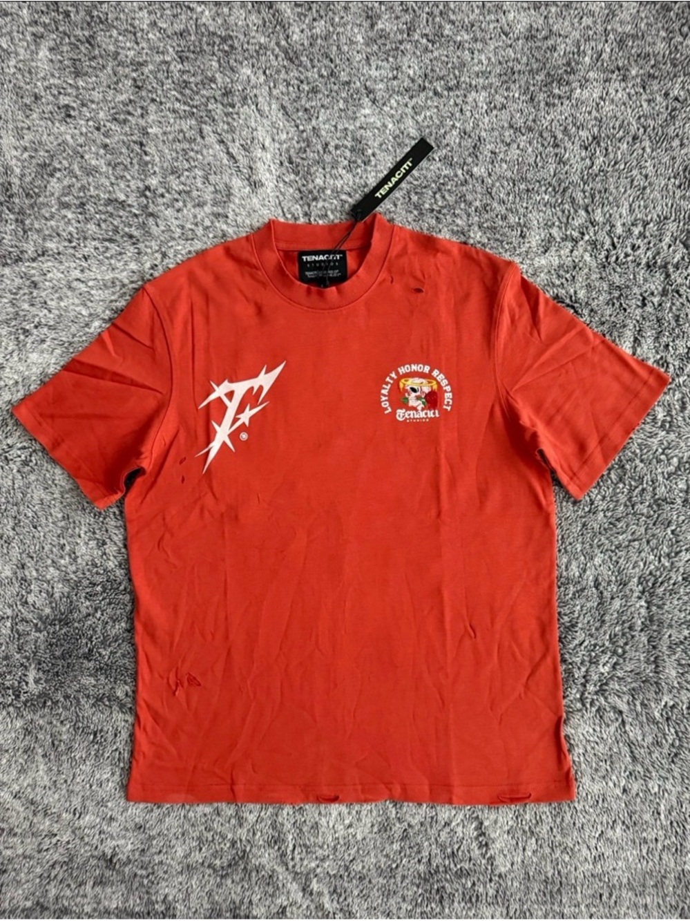 Men’s Tenaciti Studios T-Shirt, Size Small, Heavyweight, NWT